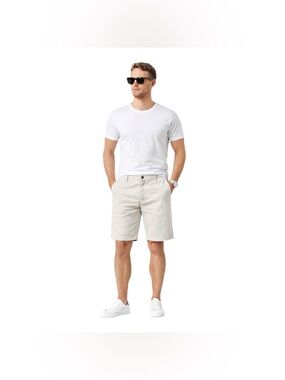 Reed Edward Men’s‎ Beige Chino Shorts Size 33 Casual Summer